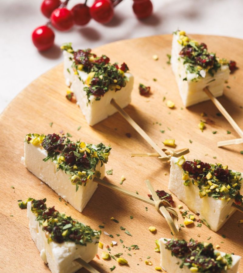 Alberelli di feta natalizi