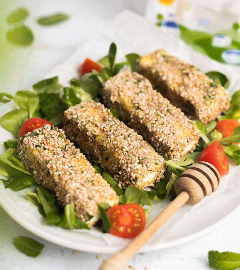 Stick di feta al sesamo