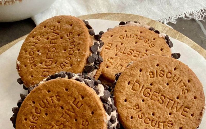 Biscotti gelato con yogurt greco chocco cocco