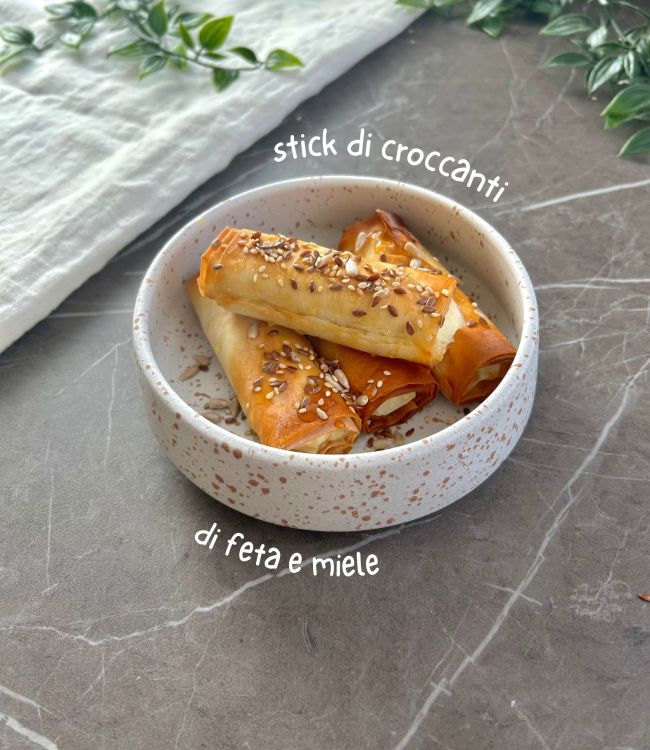 Stick Croccanti di feta e miele