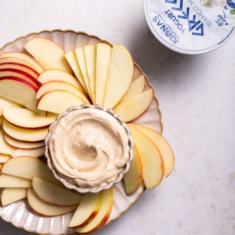 Peanut Butter Dip con yogurt greco