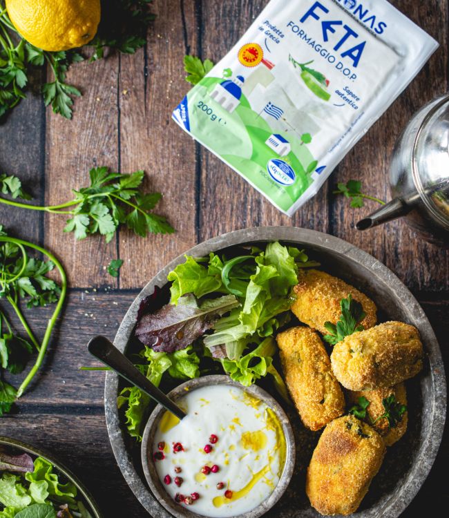 Crocchette di feta e patate