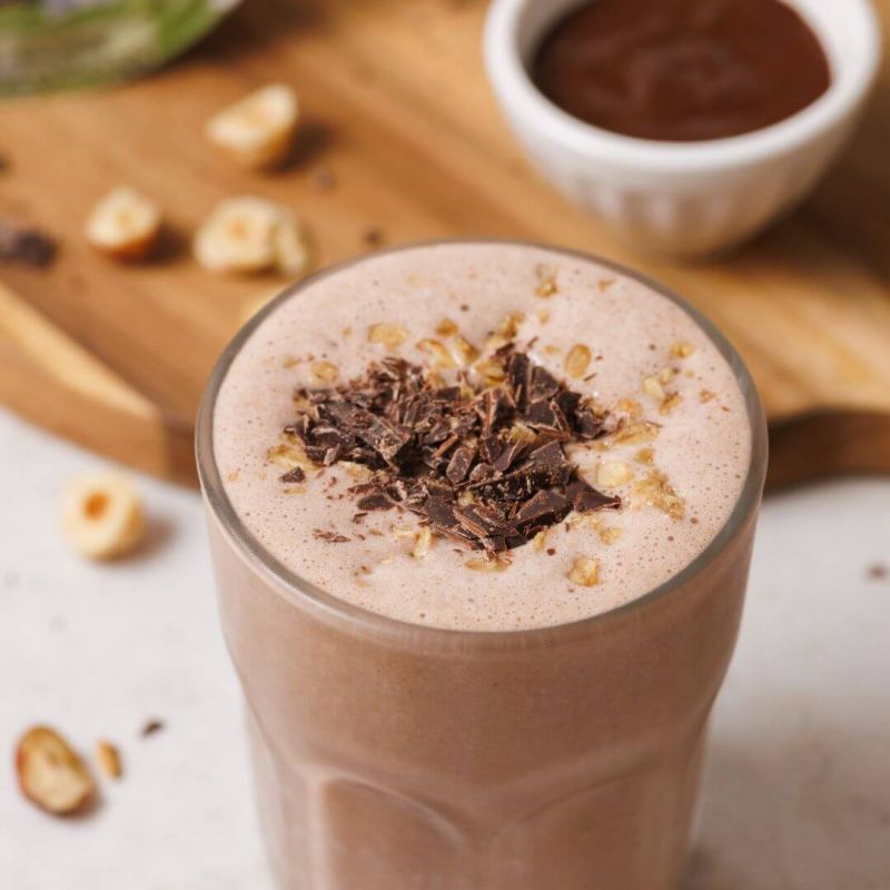 Smoothies cacao e nocciole