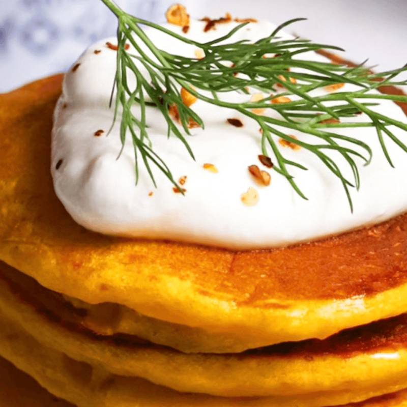 Pancakes salati alla Zucca