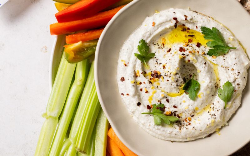 Feta Lemon Dressing con verdure