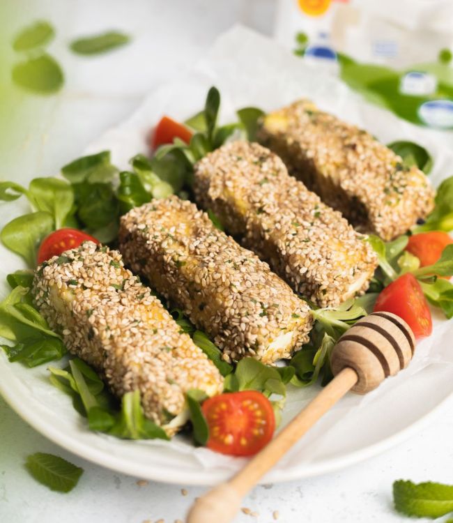 Stick di feta al sesamo