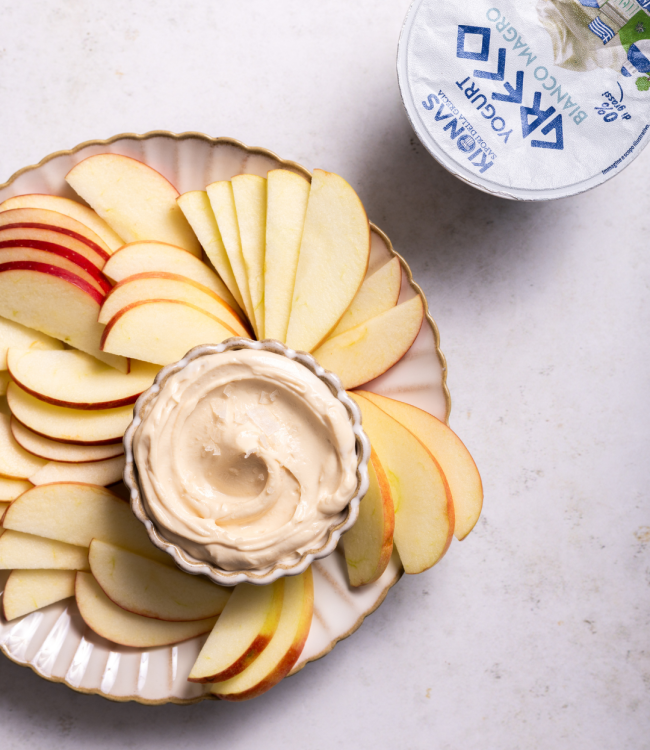 Peanut Butter Dip con yogurt greco