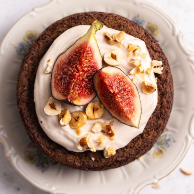 Mini cake fichi, cocco e nocciole