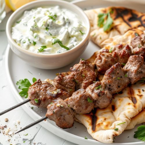 Piatti tipici greci souvlaki
