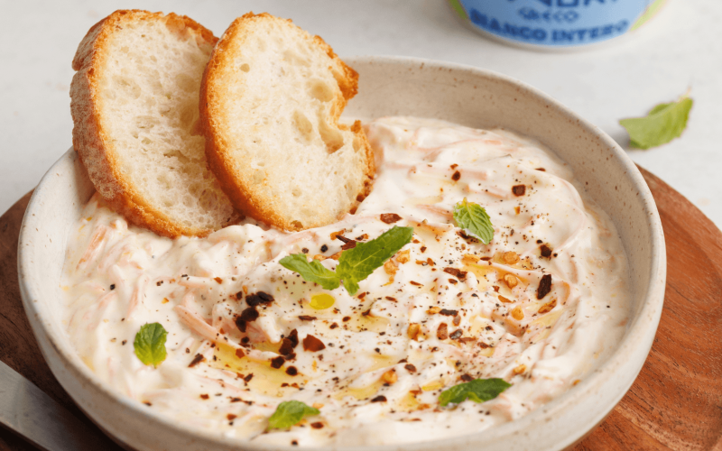 Ricetta Tzatziki di Carote con Yogurt Greco Bianco Kionas