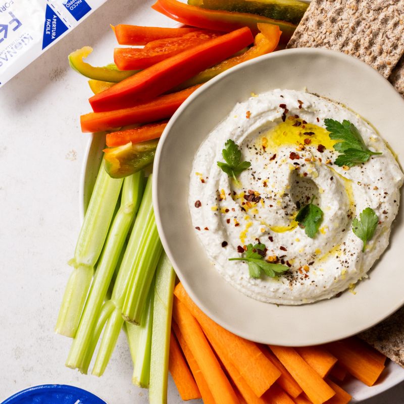 Feta Lemon Dressing con verdure