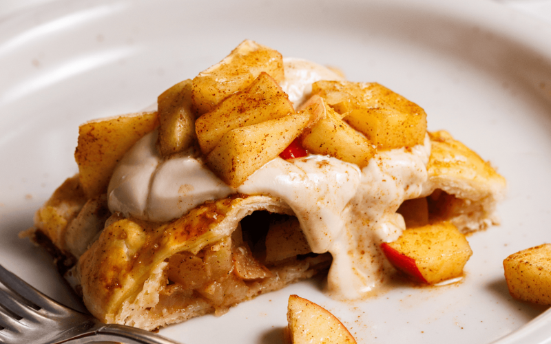 Ricetta strudel con mele e yogurt greco nocciola Kionas