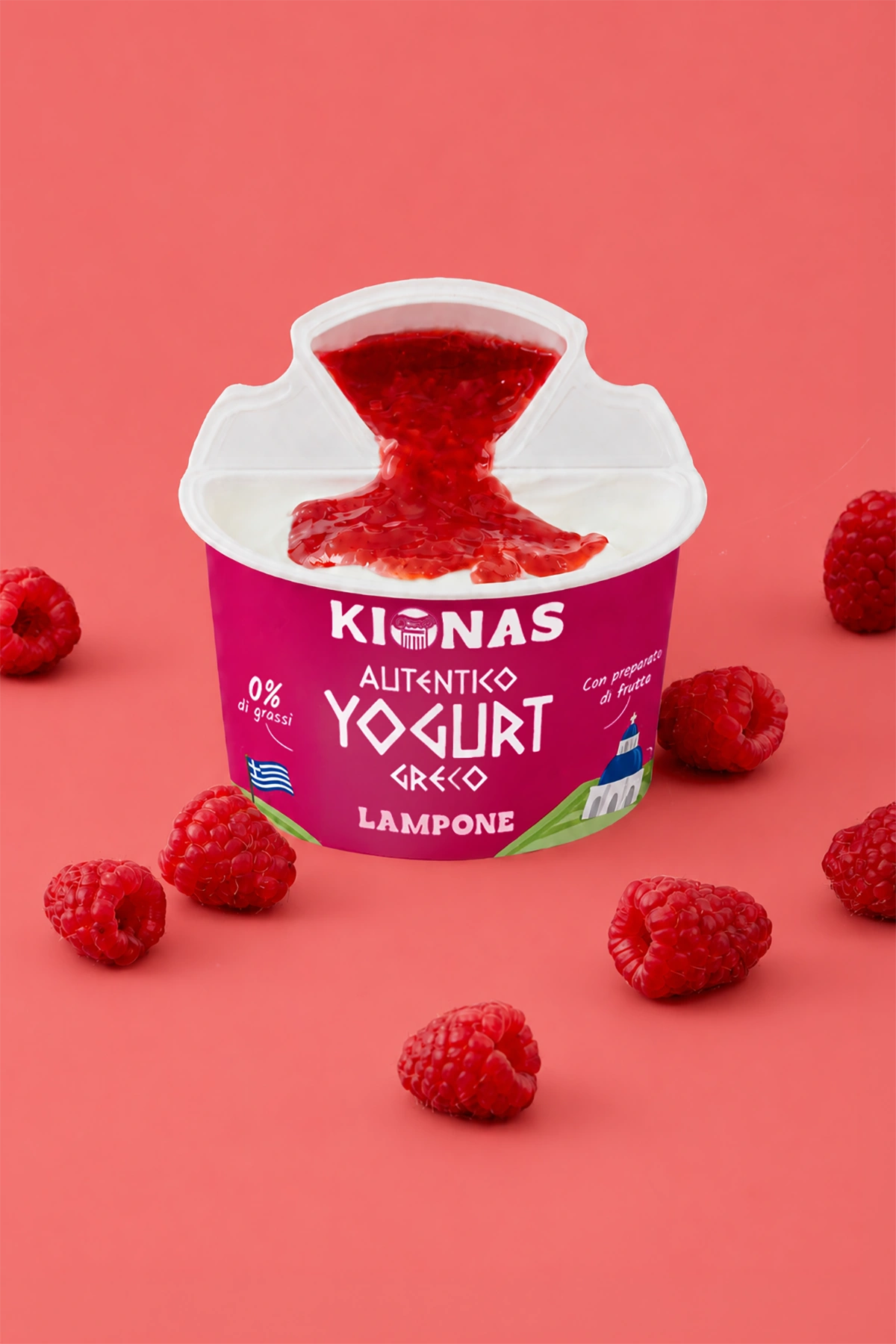Yogurt Greco Lampone Split Cup Kionas