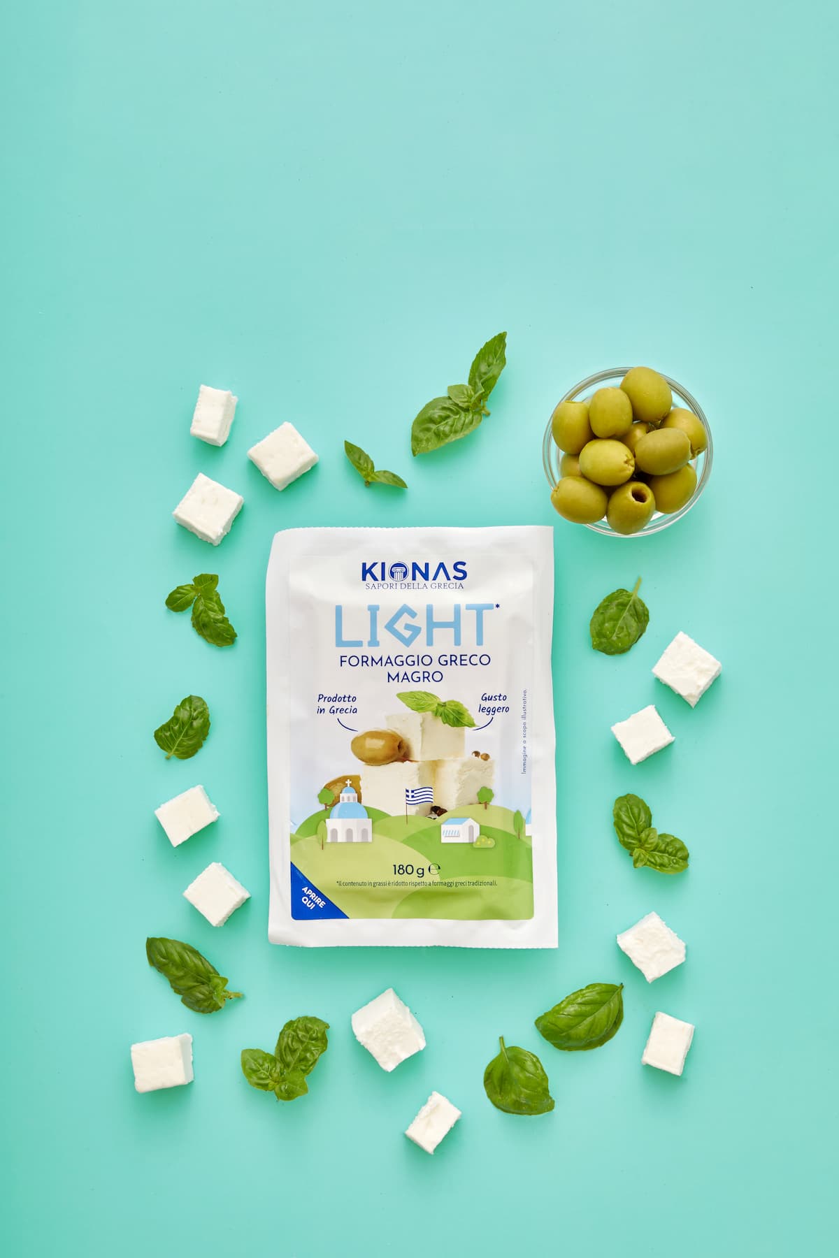Formaggio Greco Light Feta Greca Light Leggera Magra Kionas - leggera senza rinunciare al gusto