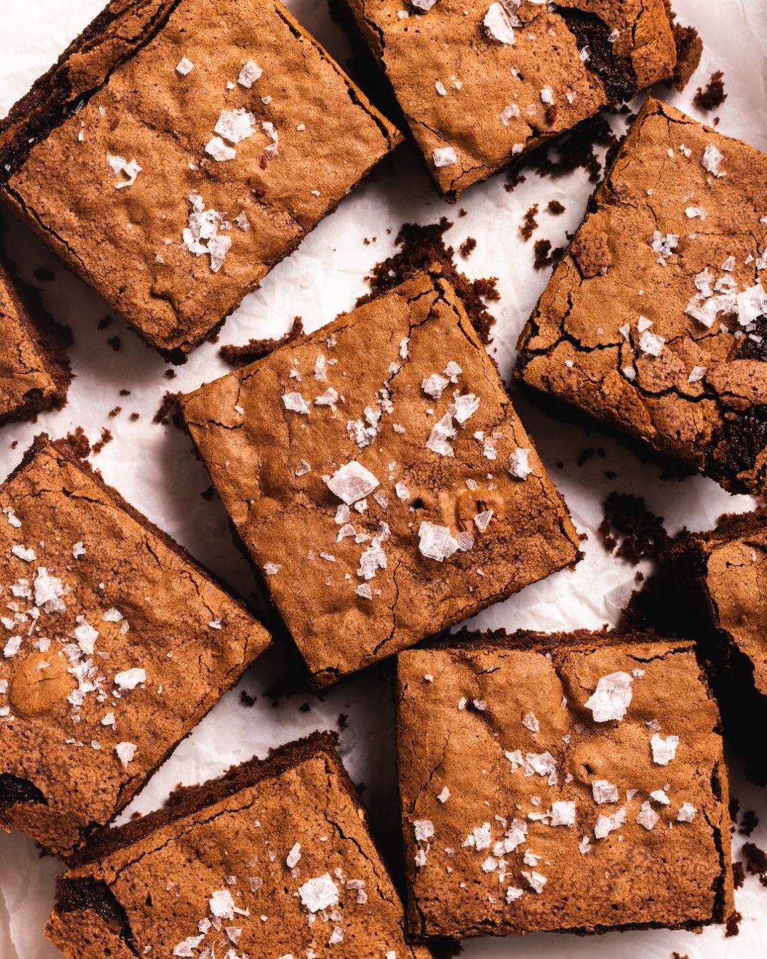 Brownies con yogurt al caffè