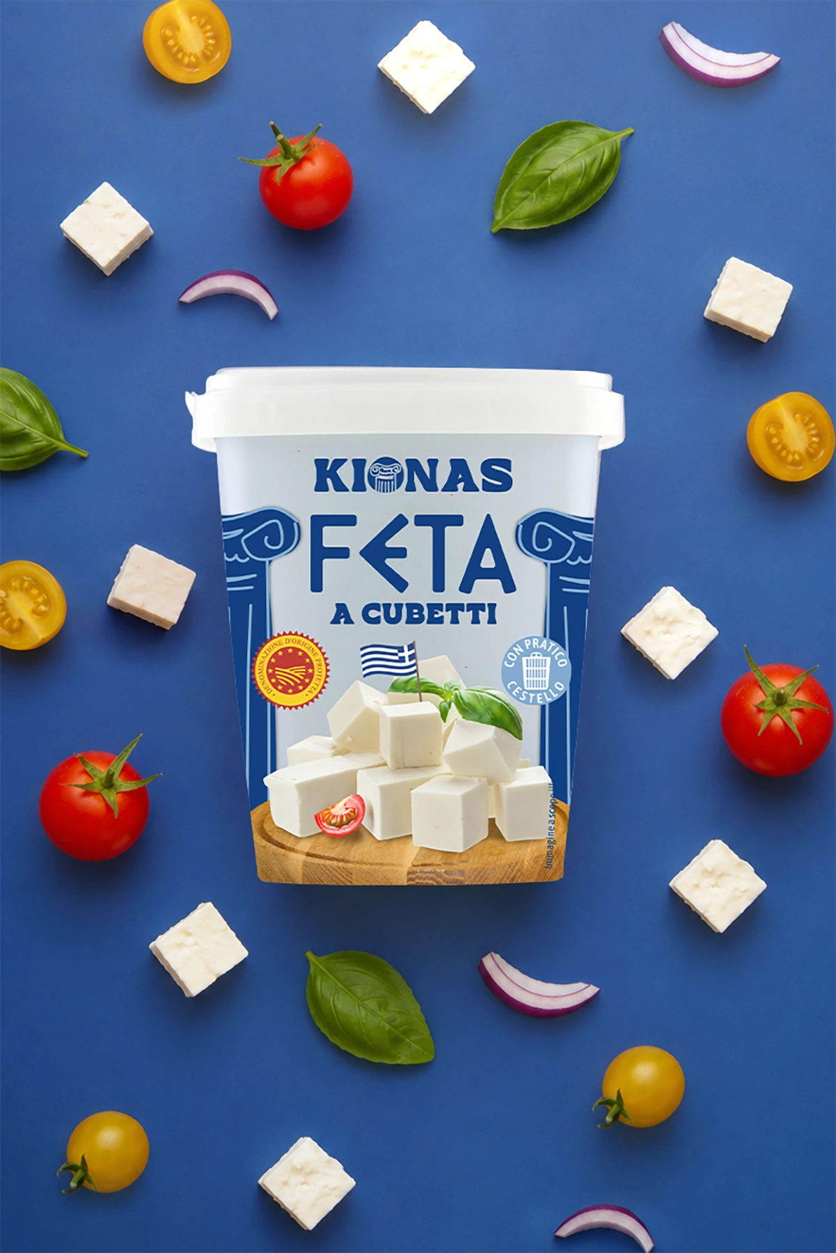 Feta a cubetti DOP Kionas