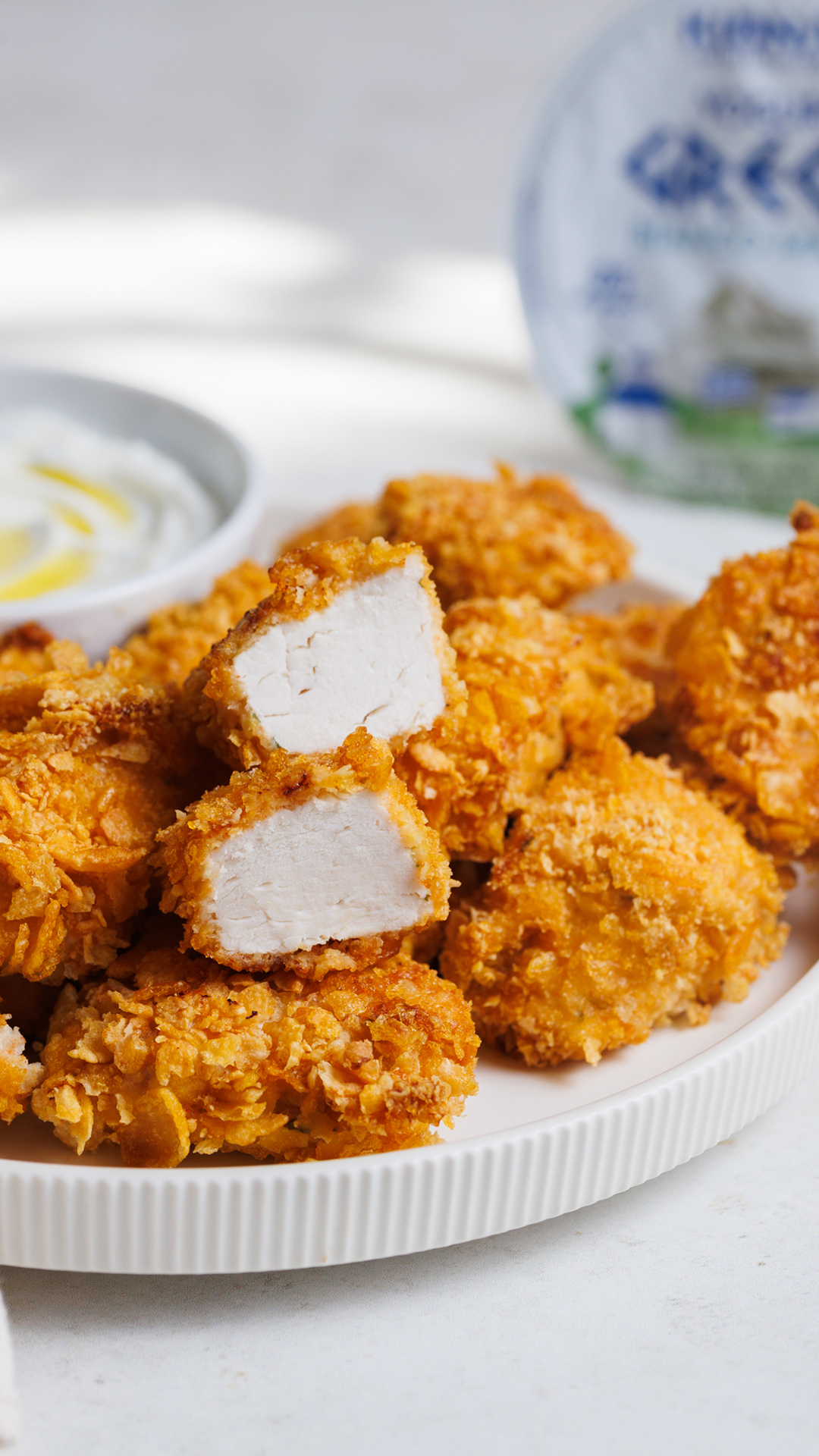 Nuggets di pollo allo yogurt