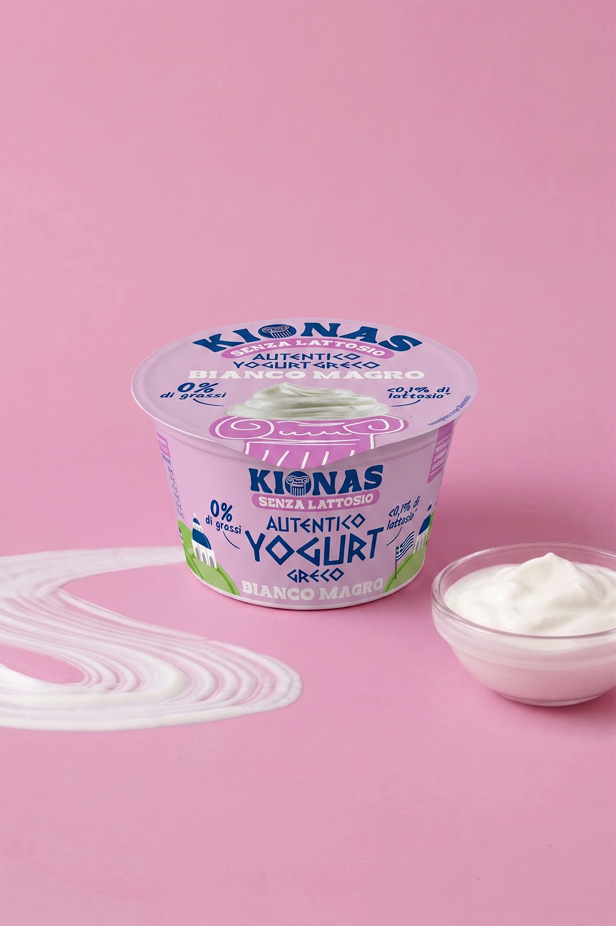 Yogurt Greco Senza Lattosio 150g Kionas - Cremoso. Gustoso. Easy