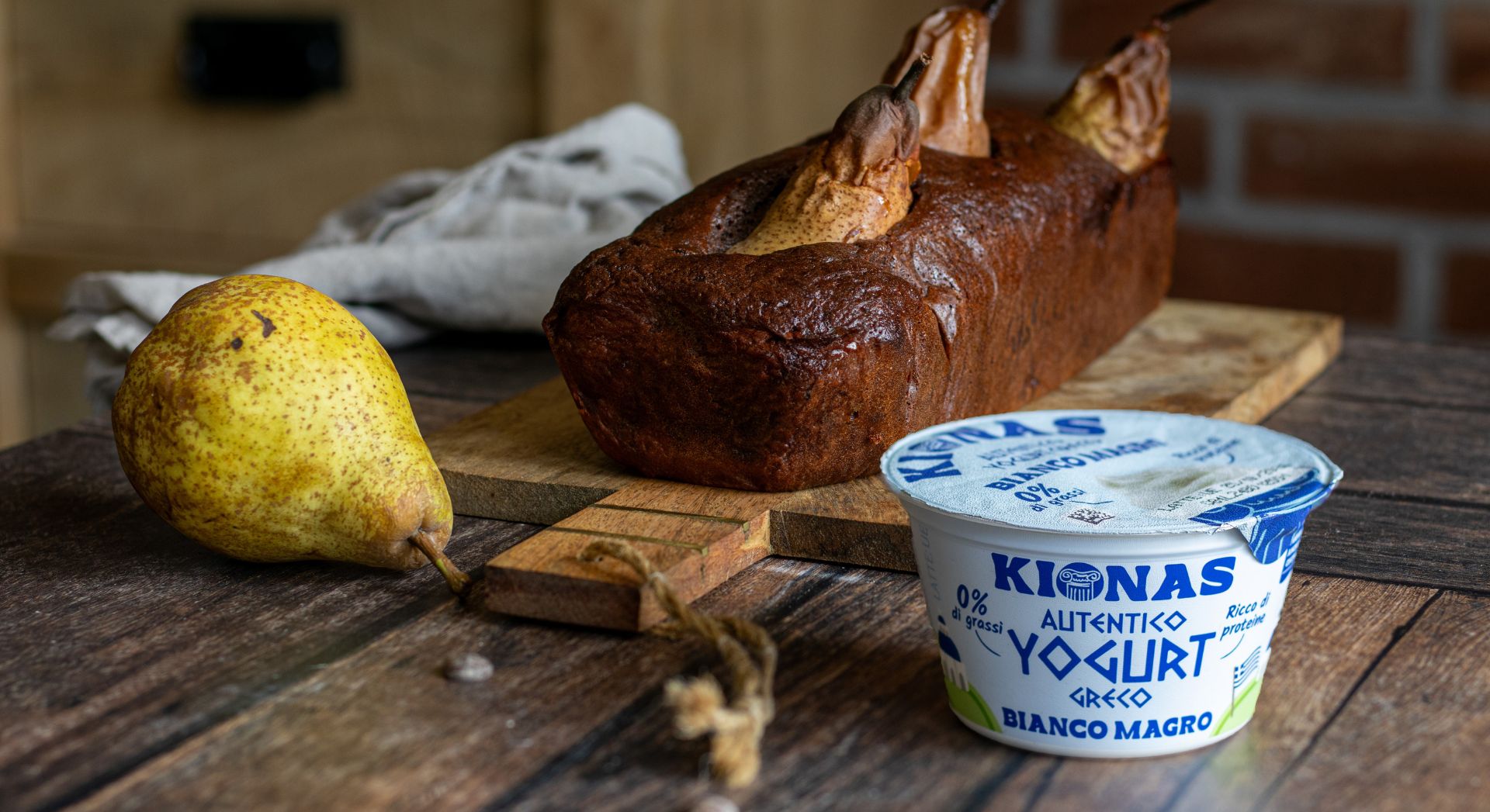Plumcake cacao e pere